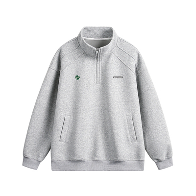 丛林老虎400g重磅半拉链卫衣男女