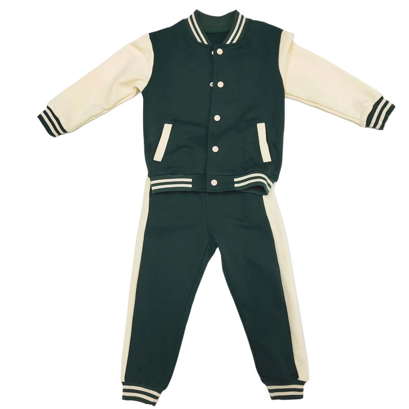 男女童冬季棒球服运动套装