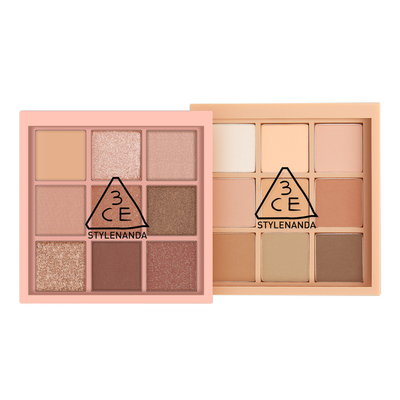 【七夕礼物】3CE九宫格眼影 哑光芋泥橘棕日常大地色彩妆礼物