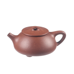 宜兴市黄龙山原矿降坡泥半手工紫砂壶 满瓢120cc小茶壶景舟石瓢壶