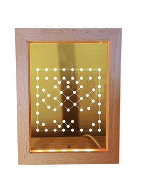 斗姆元君精雕实木USBLED夜灯