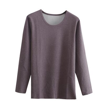 恒温发热薄绒磨毛男士保暖内衣