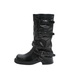 牛皮【现货！！免费试穿】长靴