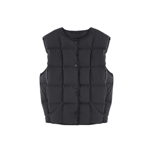 LEOHAPPY女童羽绒马甲杜邦三防儿童羽绒服90白鸭绒外套保暖上衣