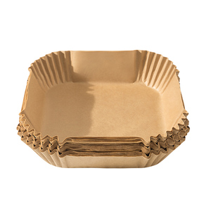 空气炸锅专用纸烤箱吸油垫纸食品级家用食物电炸锅方形烘焙硅油纸