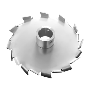 燎工考尔斯盘304不锈钢高剪切搅拌桨叶叶轮分散盘带轴套大尺寸