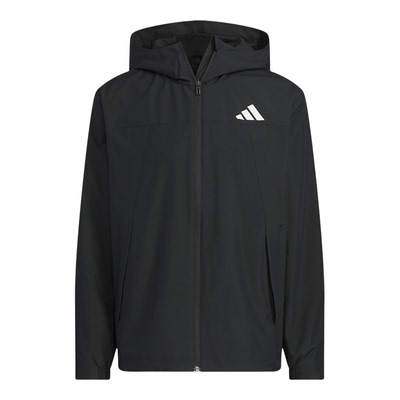 Adidas/阿迪达斯正品WOVEN JACKET男女连帽拒水梭织外套KA9309
