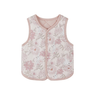 ibaby×outlast太空科技恒温桑蚕丝马甲儿童背心校服神器宝宝保暖