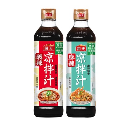 海天酸辣麻辣凉拌汁510克凉拌菜调味汁冷泡汁捞汁调味料