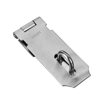 304不锈钢大号锁扣电箱卡扣锁鼻子固定搭扣老式木门门栓明装门扣