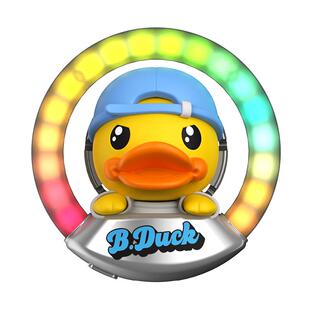 B.Duck小黄鸭汽车LED氛围灯车载香薰中控音乐节奏灯饰品香氛摆件