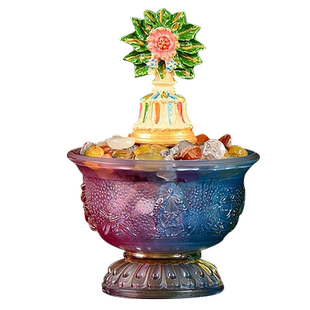 客厅八贡套装家居用品套装铜八吉祥贡杯八贡养朵玛食子酥油花全套