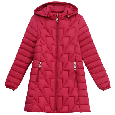 羽绒新款中年风妈妈轻薄修身棉衣