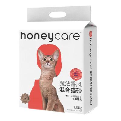 膨润土无尘除臭混合猫砂金星推荐