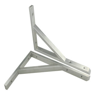 加厚三角支架不锈钢托架大理石支撑架 上墙置物架 台盆架隔板托架