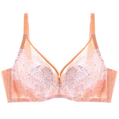 依曼丽文胸性感无痕聚拢内衣蕾丝