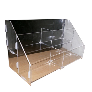 面膜架/面膜展示架/亚克力收纳盒/收纳架/化装品收纳架、格子铺