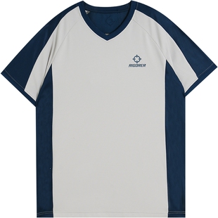 【NBL裁判服同款】准者篮球运动短袖T恤男夏跑步速干田径撞色上衣