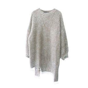 宽松慵懒风中长款毛衣裙女秋季薄款针织衫仙女镂空上衣罩衫早春装