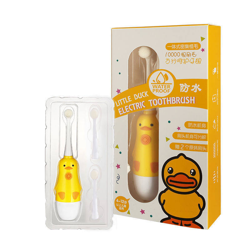 【两个装】一万根软毛电动牙刷替换刷头【同款儿童电动牙刷可用】 - 白底图
