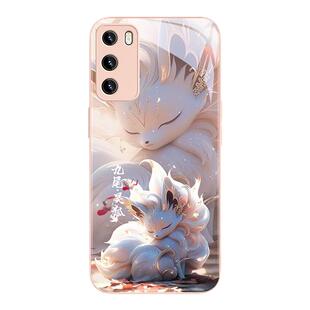 适用华为nova11pro手机壳新款狐狸p60九尾灵狐mate50/40秋冬荣耀100/200/p50/p40女10/9/13玻璃p30/magic7/6