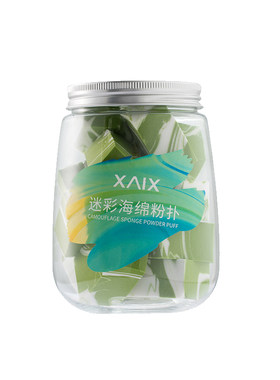 xaix干湿两用五角个装化妆粉扑