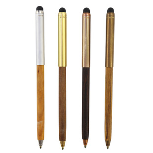 （ART）德国e+m 细长杆桦木圆珠笔 彩色木杆 原子笔 四色单售