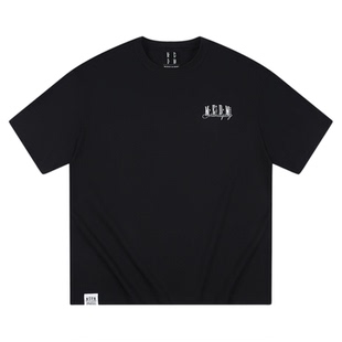 MEDM25SS凉感短袖男T恤2025新款夏季美式潮牌宽松休闲情侣半袖tee