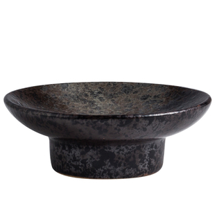 日式陶瓷碟高脚茶点碟水果坚果点心碟放小菜小吃碟调味碟餐具碟子