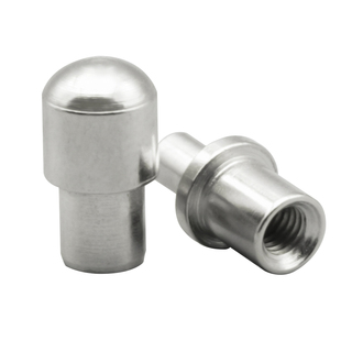 PCB测试架治具机械配件M3螺纹台阶定位柱圆柱销钉总长11平头实心