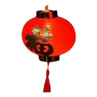 过年彩灯太阳能灯笼灯串户外农村装饰灯挂树上小灯笼春节发光挂饰