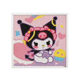 2026新款库米紫钻石画儿童创意手工diy材料包制作六一节礼物女孩