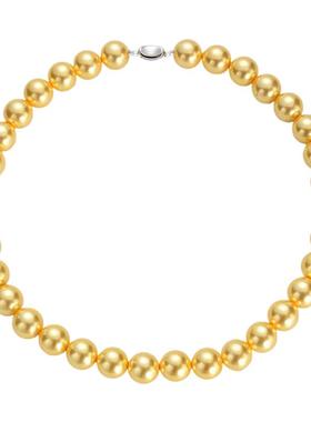 CAMIERY【高贵气质】 大金珠项链高级感轻奢百搭气质项链 镀24K金