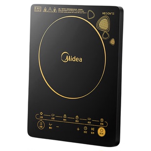 美的电磁炉节能小型家用大火力大功率家用宿舍官方正品双配汤锅