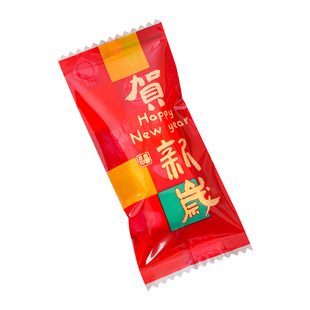 新年牛轧糖包装袋太妃糖机封袋独立糖果小手工糖纸牛轧糖包装纸