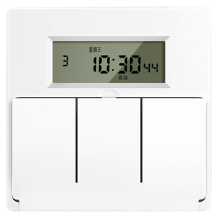 86型时控开关220V门头灯自动循环时间控制器智能倒计时断电定时器