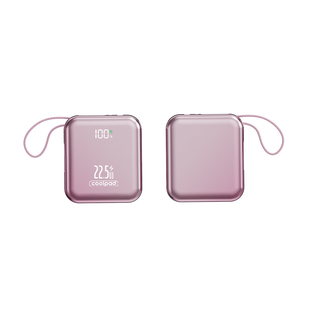 超值3C认证酷派大容量自带双线充电宝2万毫安时兼容22.5W超级快充1万便携移动电源数显闪充高铁飞机双向