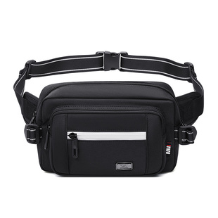 七匹狼腰包男士多功能大容量防水户外运动跑步包工作手机收银包袋