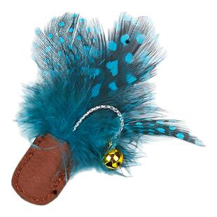 QZee直引式逗猫棒长杆可伸缩钓鱼杆CFA赛级猫玩具耐咬可替换羽毛