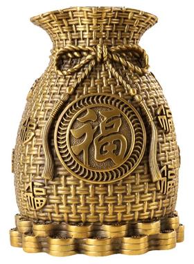 储钱罐客厅乔迁礼品纯铜招财