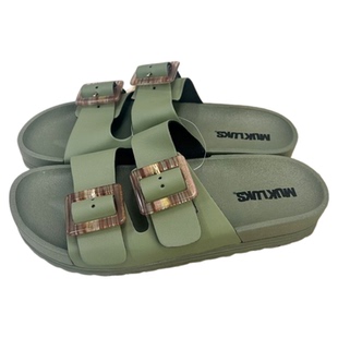 外贸老美女士大码时尚百搭拖鞋居家外穿厚底休闲舒适防滑耐磨拖鞋