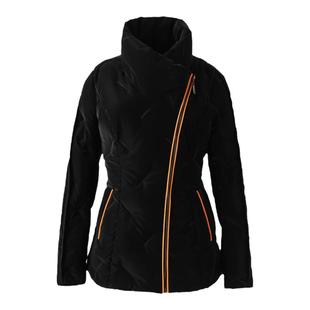 小款品牌黑色羽绒服女短款冬新修身保暖气质高级感白鸭绒外套6210