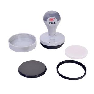 印德美YH光敏印章材料批发灰色方形42圆形4mm免封边薄垫章料章材