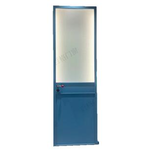 定制法式复古门奶油风室内门柯布西耶蓝钛镁铝合金网红平开门