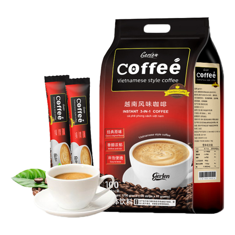 gerlen越南风味咖啡速溶100条装