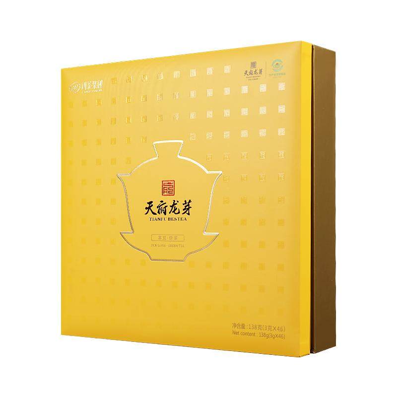 天府龙芽尊龙绿茶礼盒装138g