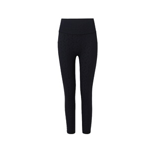 ANNA SUI安娜苏运动 暗纹提花透气高腰收腹提臀裤3A抗菌legging