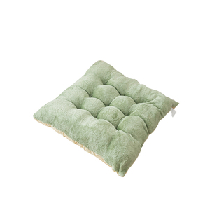 牛奶绒冬季坐垫椅子垫加厚毛绒学生可拆洗防滑椅垫办公室久坐教室