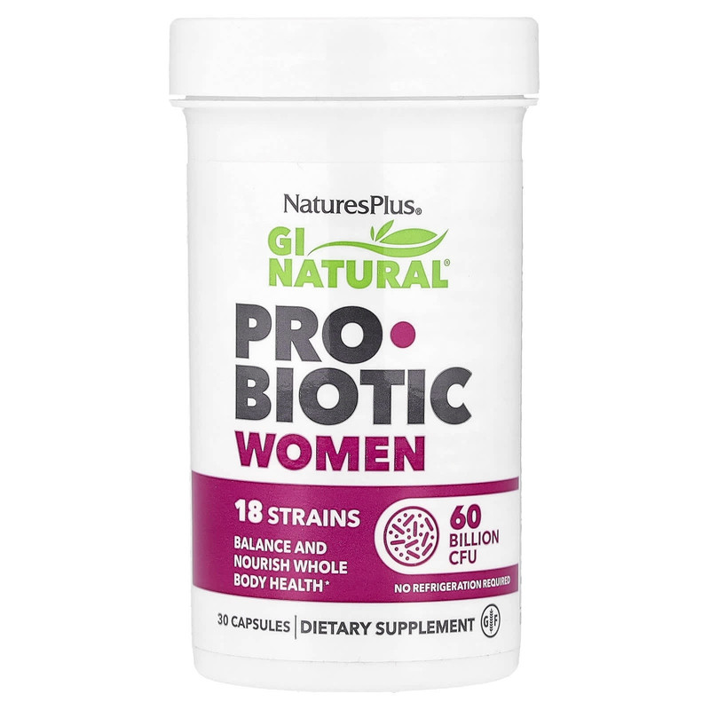 NaturesPlus女性益生菌胶囊600亿CFU呵护私处养护平衡菌群