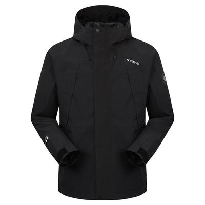 探路者冲锋衣男登山服新款户外徒步套羽绒防水三合一保暖外套女